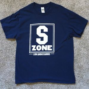 PSU Penn State S Zone Navy Blue T Shirt L Unisex